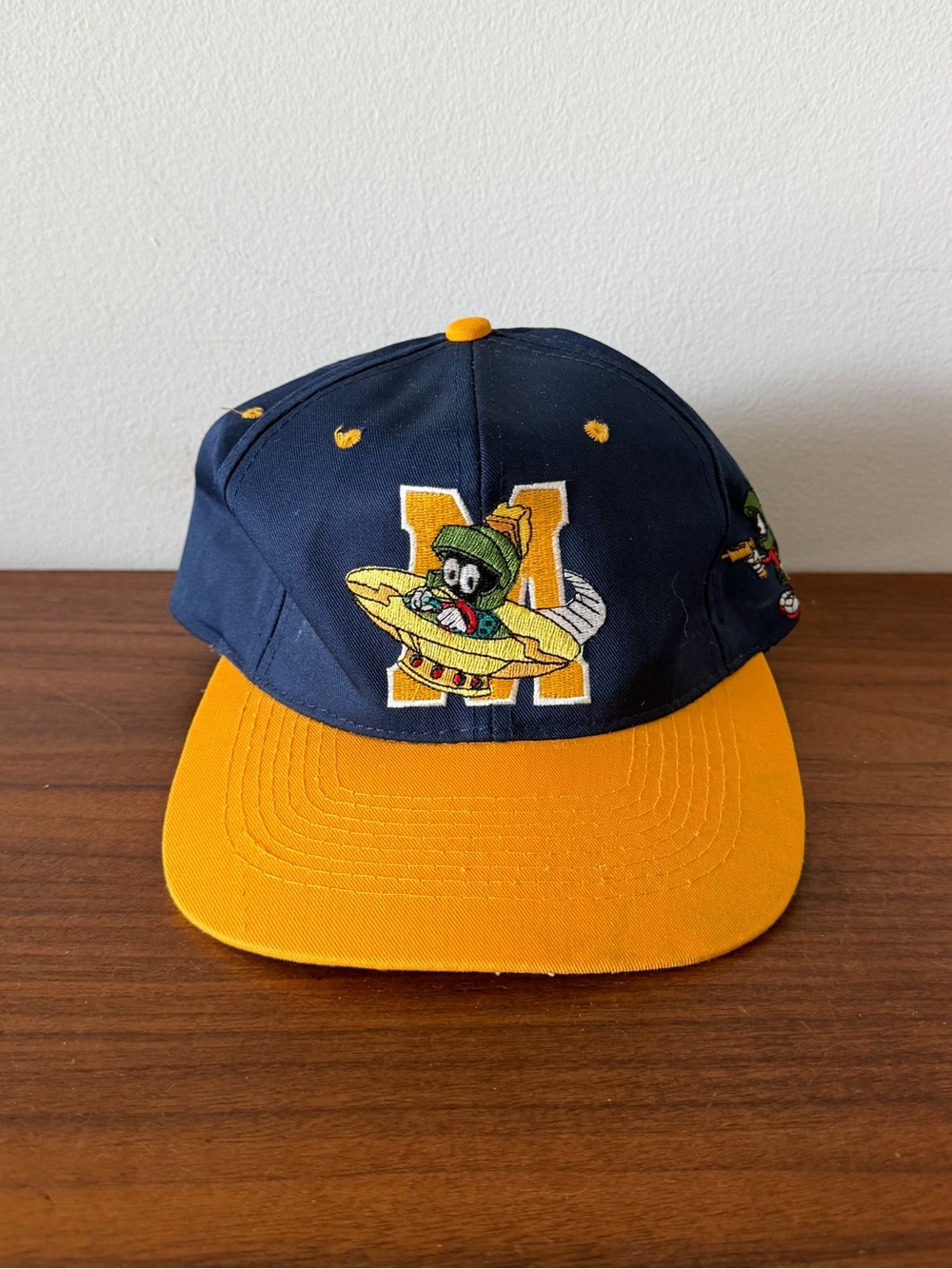 Looney Tunes Marvin Martian Snapback Hat Fresh Caps Embroidered Vintage 1993